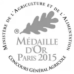 Médaille d’or Paris 2015